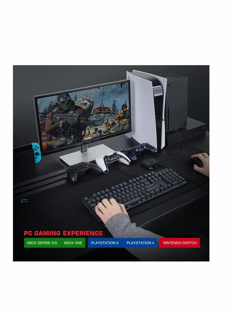Zikra الإصدار الجديد من محول لوحة المفاتيح والفأرة VX2 AimBox لجهاز Xbox One، لجهاز Xbox Series X/S، لجهاز Nintendo Switch، لجهاز PS4، لجهاز PS5، لأجهزة الألعاب FPS، TPS، RPG وRTS - Image 2