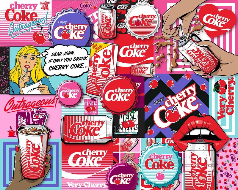 Springbok CocaCola Cherry Coke 1000 Piece Jigsaw Puzzle for Adults Unique Cut Pieces Made in USA - Image 3