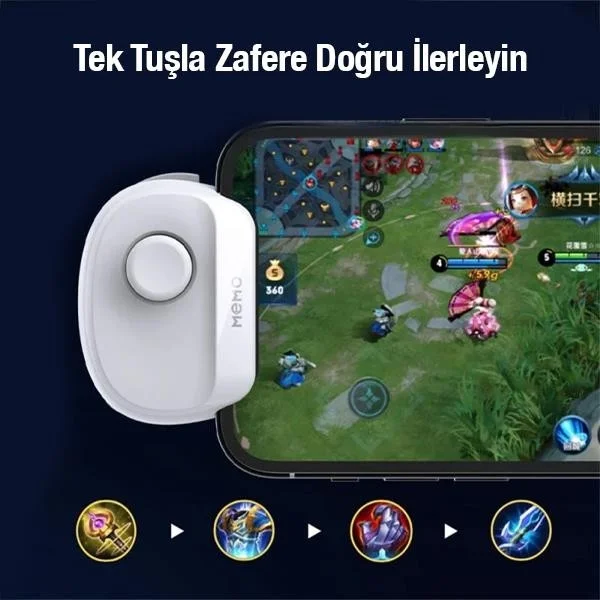 بولهاموبيل Polham Phone and Tablet Mobile Player Console, Controller for Mmo Games, Direction Console