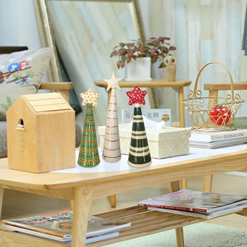 كلاراكو زينة عيد الميلاد، زينة شجرة عيد الميلاد المضحكة، نجوم معلقة على شجرة عيد الميلاد، زينة مصنوعة من الراتنج على شكل نجمة خماسية الشكل لتزيين المنزل، مجموعة زينة عيد الميلاد (ج) - Image 4