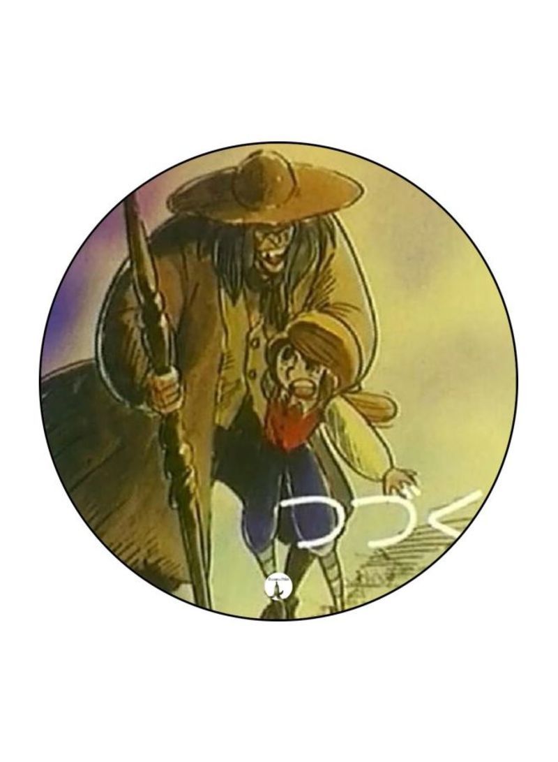 RKN The Anime Jazeerat Al Kanz Theme Printed Badge Brown/Yellow/Blue - Image 2