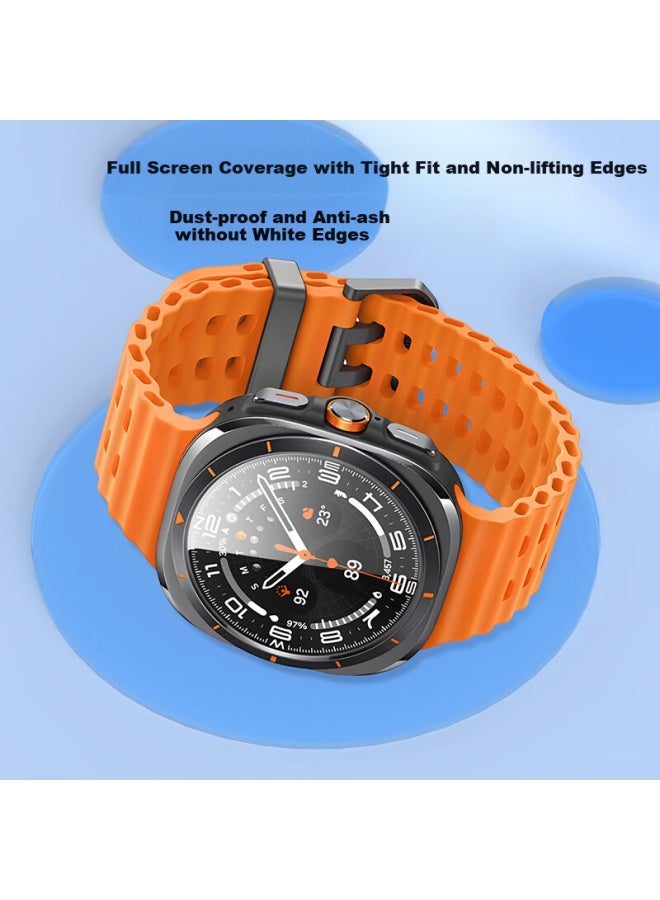 Smorss For Samsung Watch Ultra/ Model, Protective Film, Watchultra Tempered Glass Film, Anti-reflective, Anti-glare, Scratch-resistant Watch Film - Image 3