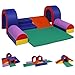 TODEFULL 10 Piece Foam Climbing Blocks Soft Climbing Toys for Toddlers Lightweight Baby Climbing Gym Indoor Baby Activity Play Set for Crawling Climbing and Sliding - Image 3
