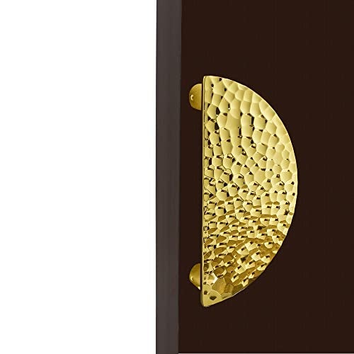 VOLO 160 MM/8 Inch Pack of 2 Pieces Main Door Handle – Premium Gold Finish | Strong Grip Pull Handle for Wooden and Glass Doors | Modern Entrance Door Handle for Home Office Hotel Use - Image 5