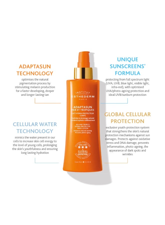 Institut Esthederm Adaptasun Mer et Tropiques Lait Hydra-Protecteur Corps 200 ml - Image 3