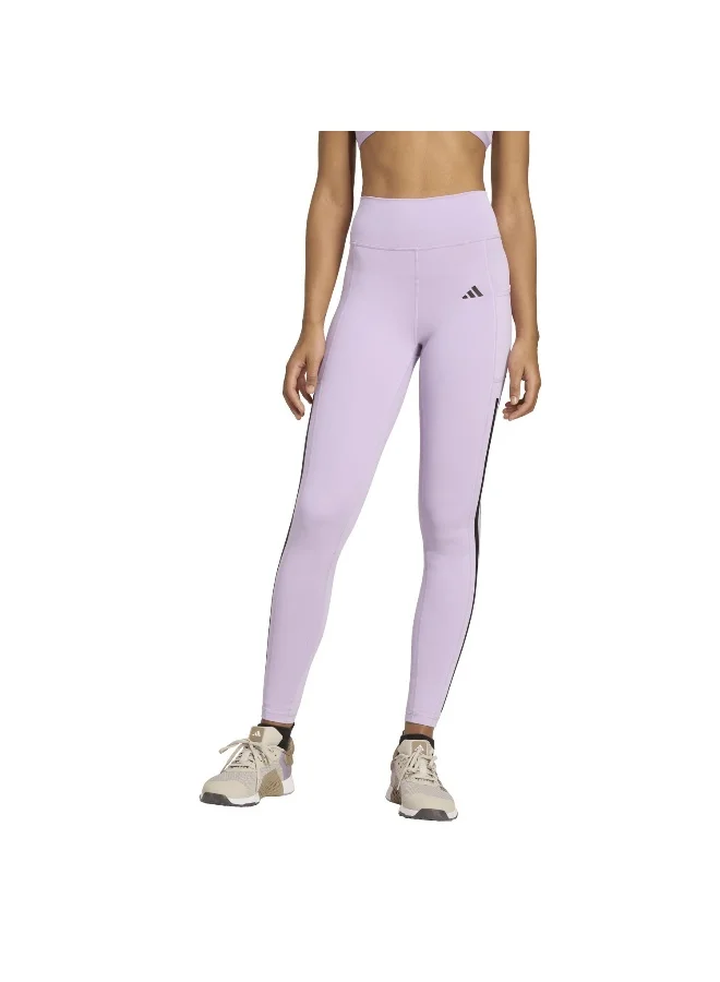 adidas Adidas Opt 3S 1/1 Purple Training Tights For Women 2XS