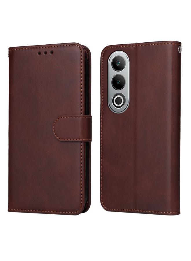 اس-توب جراب هاتف OPPO K12 الكلاسيكي المصنوع من جلد العجل القابل للطي - Image 1