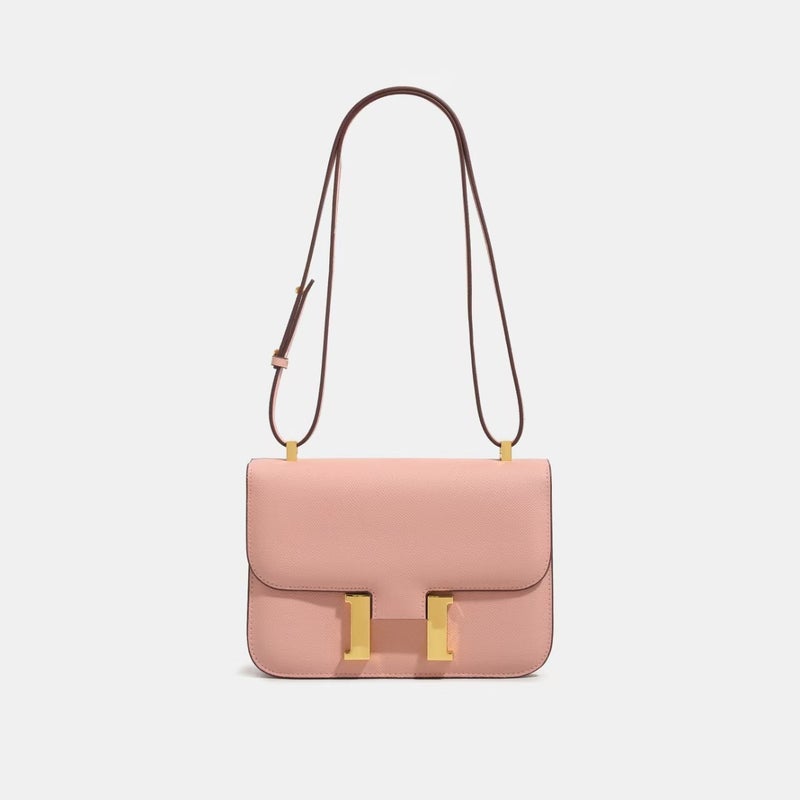 Classic Fashion Kangkang Bag Niche Stewardess Bag Fashion Casual High-End Palm Print Shoulder Crossbody Handbag - Image 1