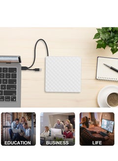 Excefore External DVD Drive, USB 3.0 CD/DVD +/-RW Drive Portable CD DVD Player Burner Reader Writer, Slim Optical CD ROM Drive for Laptop Desktop PC Linux Apple Mac OS Macbook Pro Windows 11/10  - Image 2