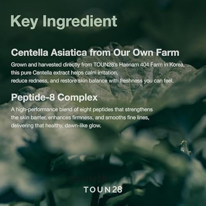 TOUN28 PEPTACICA SET | Peptide + Centella Asiatica Extract | Toner, Serum, Cream | Anti-Aging & Skin Repair | Premium Korean Vegan Beauty - Image 3