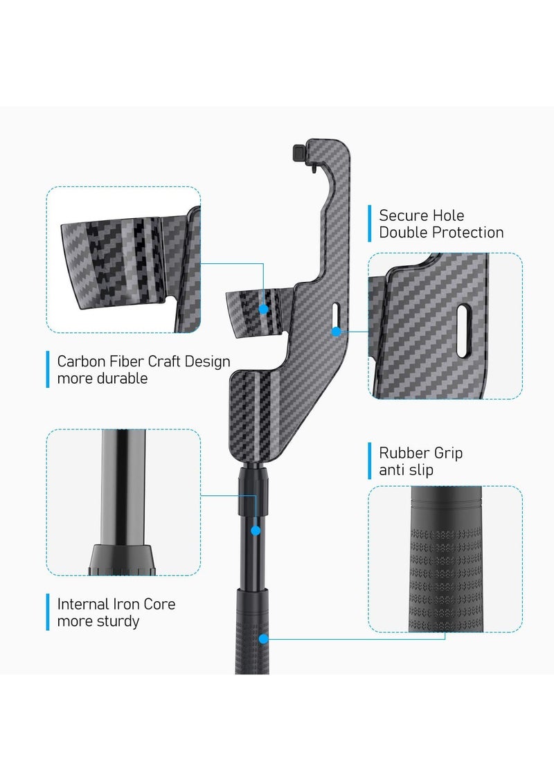 Y&D VR Golf Club Extension for Oculus Quest 2 Adapter Grip Accessory with Controller Caps Bonus Carbon Fiber Attached to Enhance Immersive Gaming Experience  - Image 3
