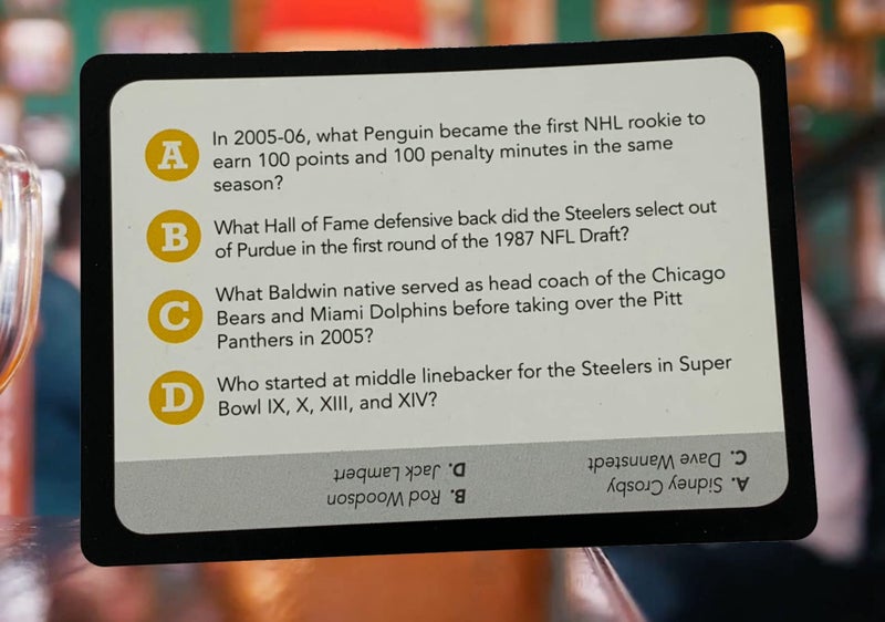 You Gotta Know Pittsburgh - Sports Trivia Game - Image 5