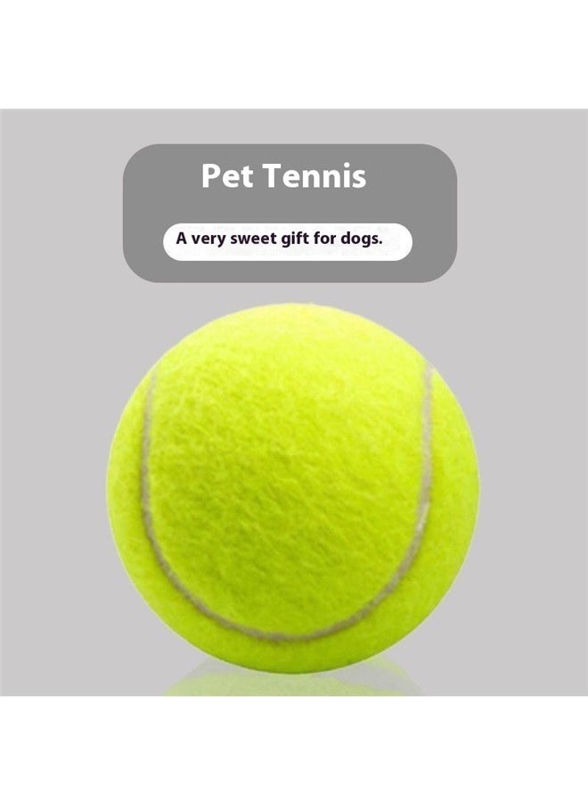 yongsheng Giant Tennis Ball For Dog Chew Toy Lemon Green， Giant Tennis Ball Large Dog Tennis Ball Oversize Tennis Balls for Outdoor/Indoor Sports Dog Ball Gift with Needle，5.5cm  - Image 2