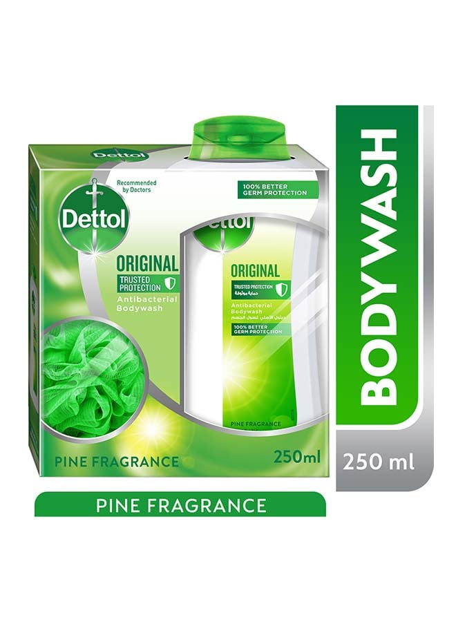 Dettol Shower Foam With Puff 250ml - Image 1