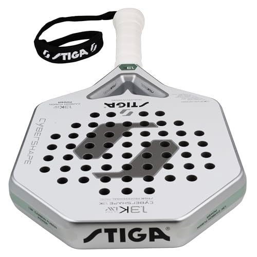 STIGA Padel Racket 1.3K LW Cybershape, Lightweight Racket for Intermediate & Junior Players for Fast-Paced Padel Play, Competition Approved - Image 4