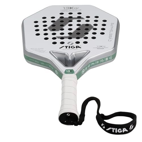 STIGA Padel Racket 1.3K LW Cybershape, Lightweight Racket for Intermediate & Junior Players for Fast-Paced Padel Play, Competition Approved - Image 5