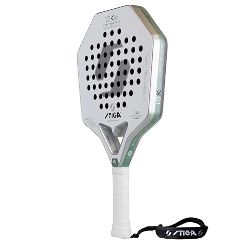 STIGA Padel Racket 1.3K LW Cybershape, Lightweight Racket for Intermediate & Junior Players for Fast-Paced Padel Play, Competition Approved - Image 3