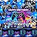 QIYANPAX Video Game Birthday Decorations Game Birthday Party Decorations Includes Backdrop Foil Balloons Tablecloth Cake Toppers Balloon Arch Kit for Boy Game Birthday Party - Image 3