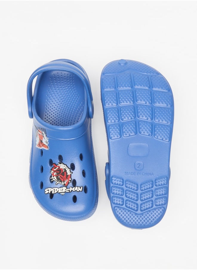 MARVEL Boys Marvel Spider-Man Applique Clogs with Backstrap  - Image 4
