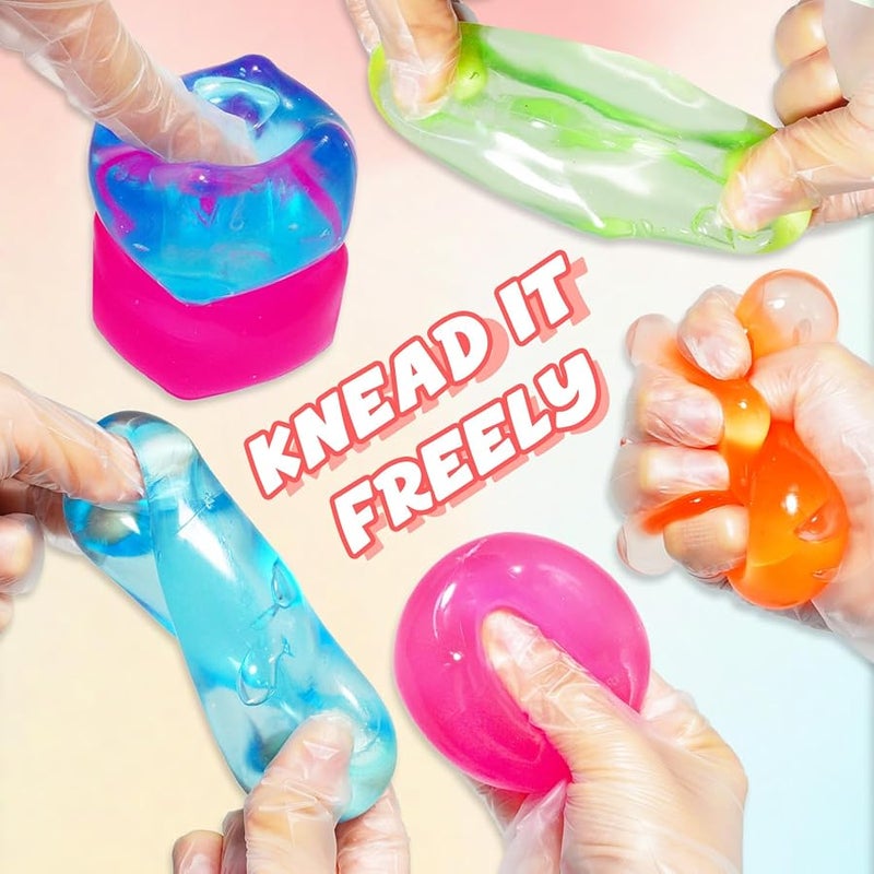 Batorisy Fidget Toy Stress Cube, High Density Squishy Slow Rising Sensory Cube, Anxiety Relief Squeeze Toys for Kids Adults Teens, Classroom Prize & Party Favor Stress Balls (Orange) - Image 3