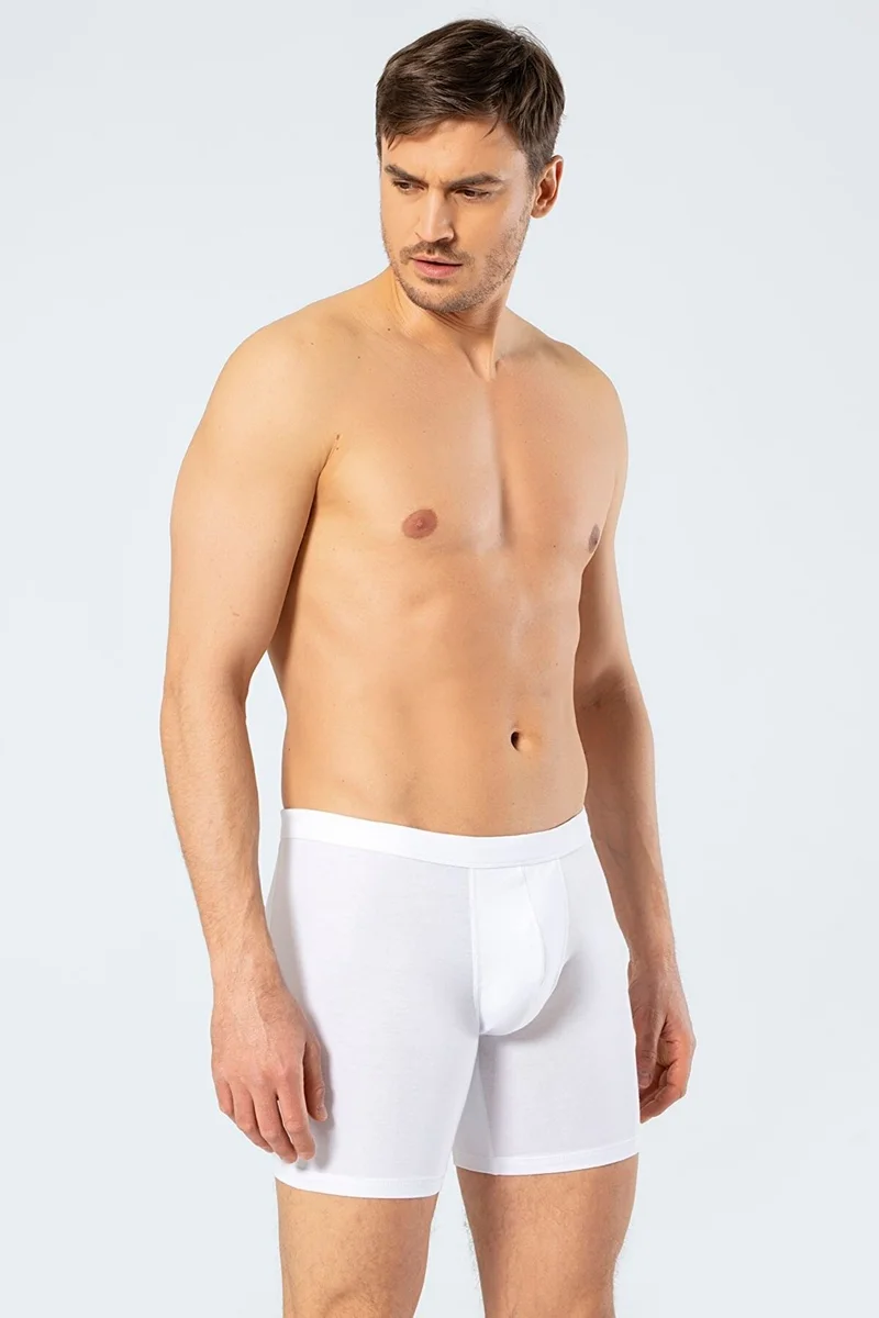 يو اس بولو اسن Cotton Lycra Waistband Long Men's Boxers