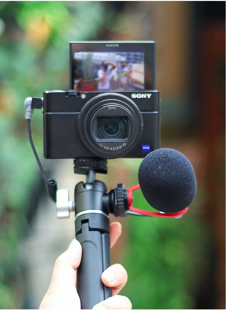 Ulanzi - U-Vlog Lite Extendable Tripod with Dual Cold Shoe Ball Head for Phone Mirrorless Camera Vlogging - Image 1