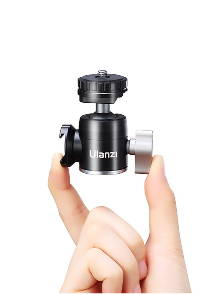 Ulanzi - U-Vlog Lite Extendable Tripod with Dual Cold Shoe Ball Head for Phone Mirrorless Camera Vlogging - Image 1