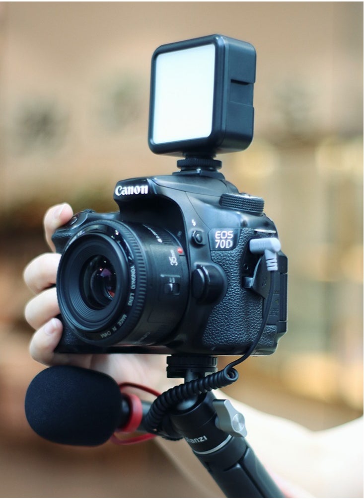 Ulanzi - U-Vlog Lite Extendable Tripod with Dual Cold Shoe Ball Head for Phone Mirrorless Camera Vlogging - Image 1