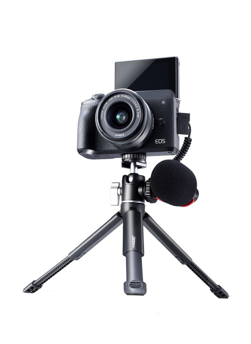 Ulanzi - U-Vlog Lite Extendable Tripod with Dual Cold Shoe Ball Head for Phone Mirrorless Camera Vlogging - Image 1