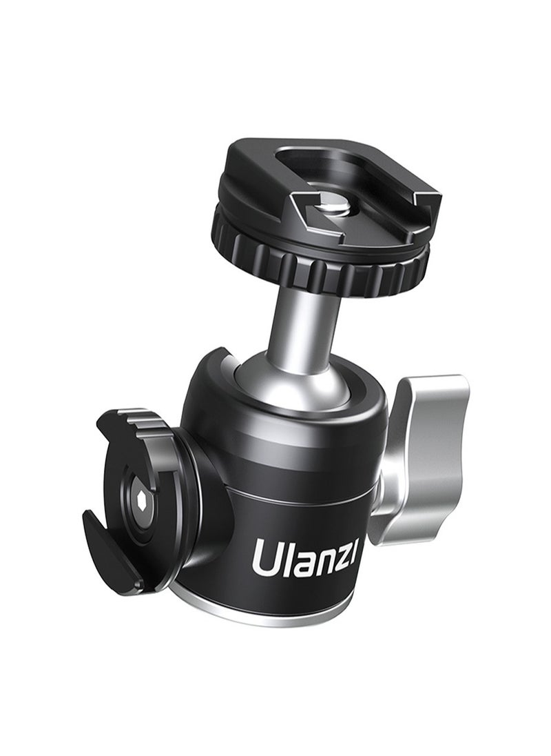 Ulanzi - U-Vlog Lite Extendable Tripod with Dual Cold Shoe Ball Head for Phone Mirrorless Camera Vlogging - Image 1
