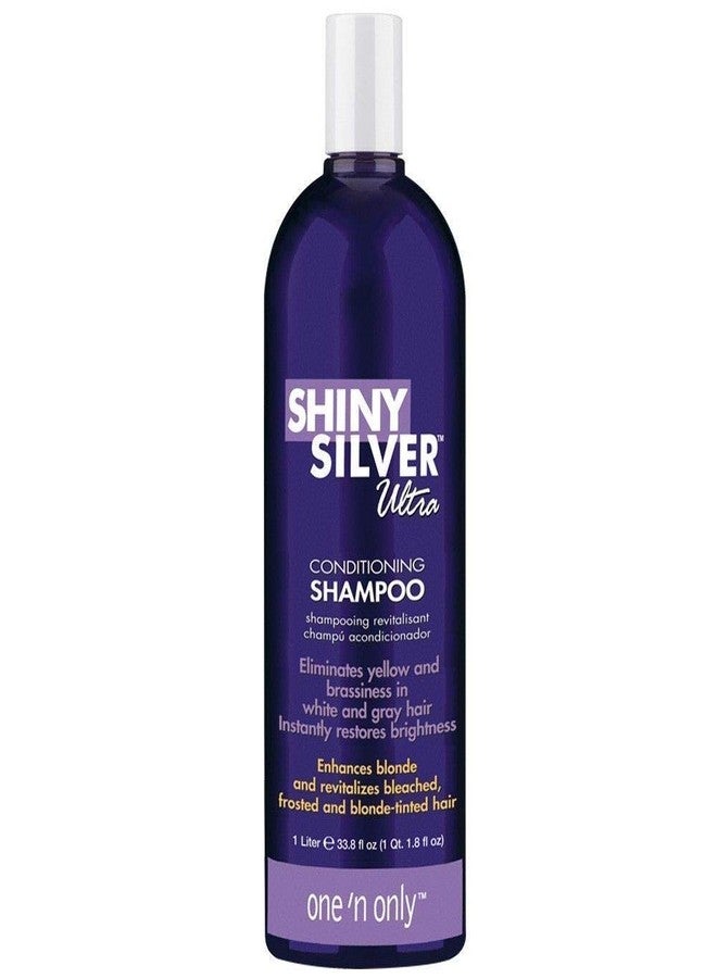 One N Only One 'n Only Shiny Silver Ultra Shampoo and Conditioner Set 33.8 oz each - Image 1