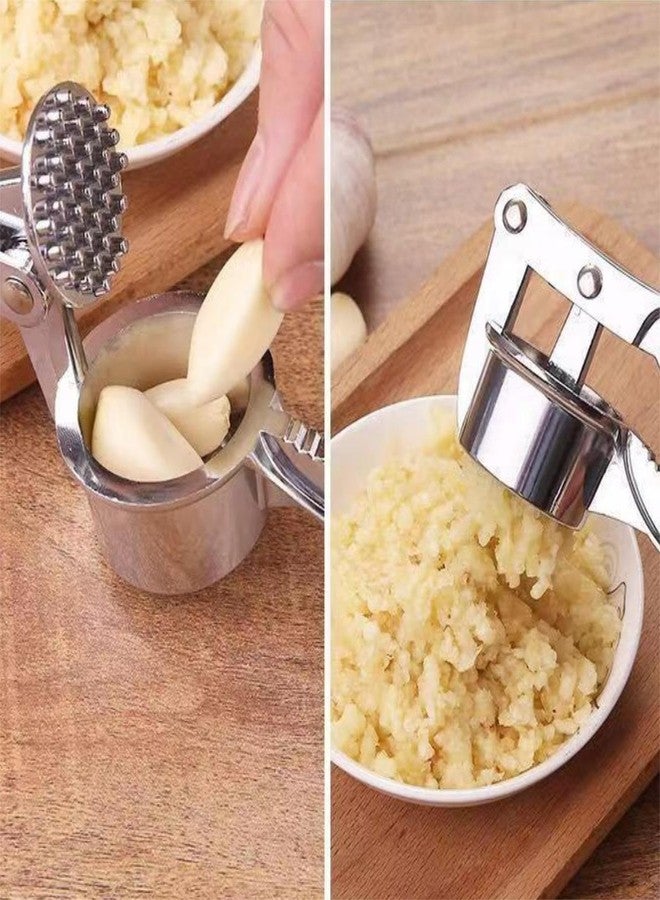 KINTEGOOD 5-in-1 Stainless Steel Garlic Press, Multi-Function Kitchen Gadget with Mincer, Crusher, Bottle Opener, Pit Remover - Image 5