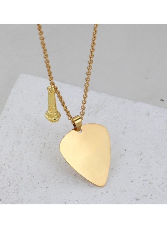 Generic - Metal Guitar Pick Necklace - Image 1