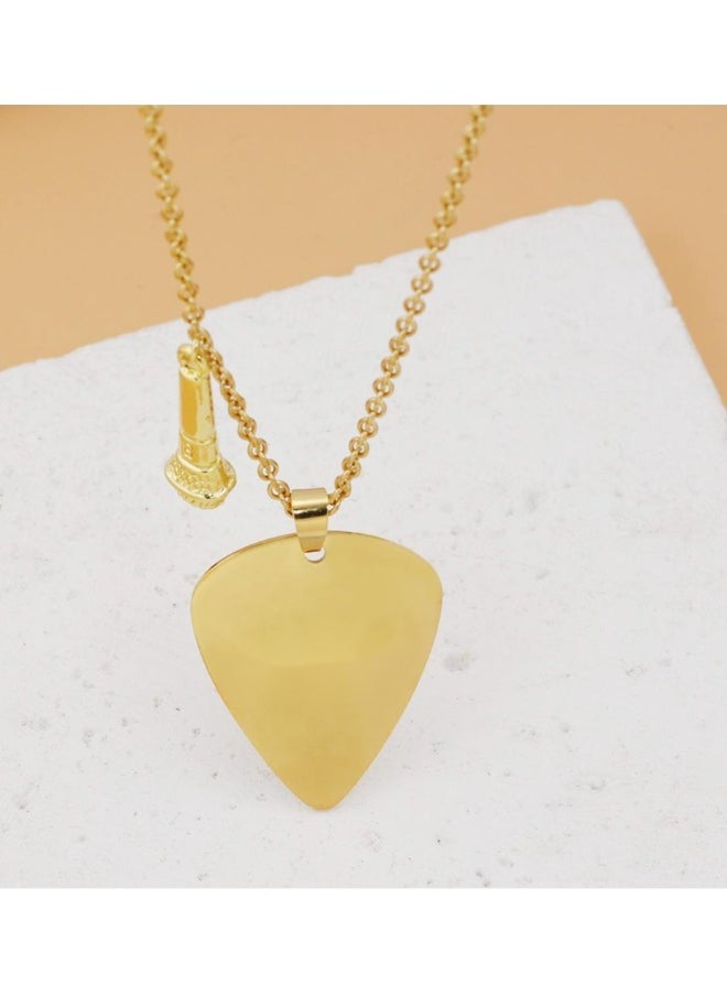 Generic - Metal Guitar Pick Necklace - Image 1