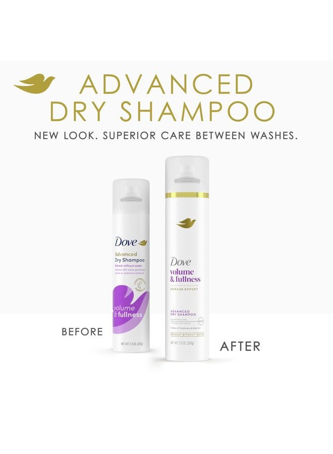 Dove Advanced Advanced Dry Shampoo Volume & Fullness Refresh & Revive Flat Hair Without Water for 2 Days of Freshness & Bounce 7.3 oz - Image 3