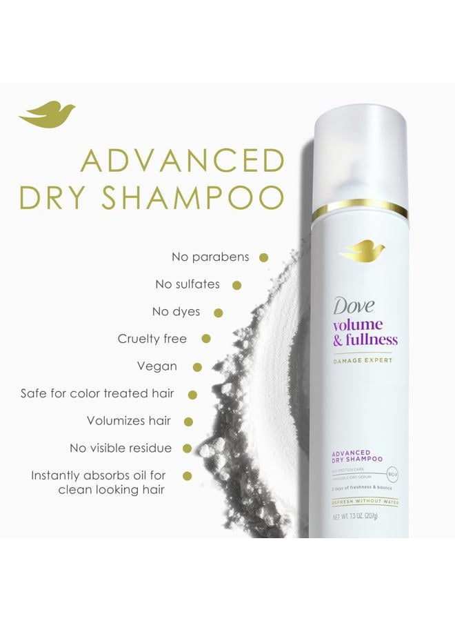 Dove Advanced Advanced Dry Shampoo Volume & Fullness Refresh & Revive Flat Hair Without Water for 2 Days of Freshness & Bounce 7.3 oz - Image 5
