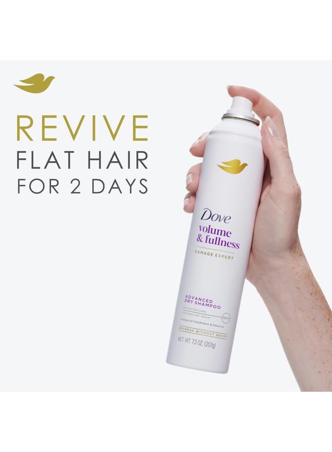 Dove Advanced Advanced Dry Shampoo Volume & Fullness Refresh & Revive Flat Hair Without Water for 2 Days of Freshness & Bounce 7.3 oz - Image 4