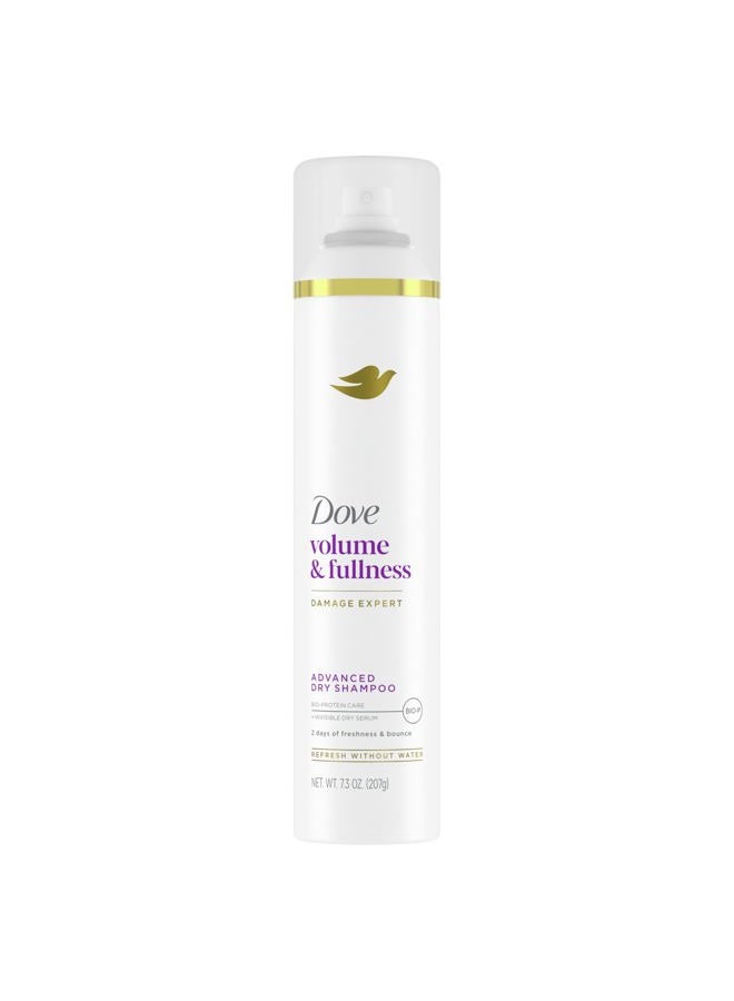 Dove Advanced Advanced Dry Shampoo Volume & Fullness Refresh & Revive Flat Hair Without Water for 2 Days of Freshness & Bounce 7.3 oz - Image 1