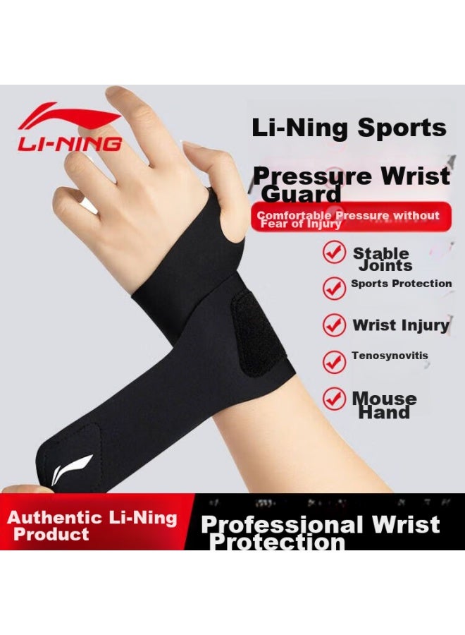 Li-ning Wrist Guard For Tendonitis, Tfcc, Fitness, Medical, Wrist Sprain, Sports Fixation, Badminton, Bench Press, Compression Sleeve - Image 1