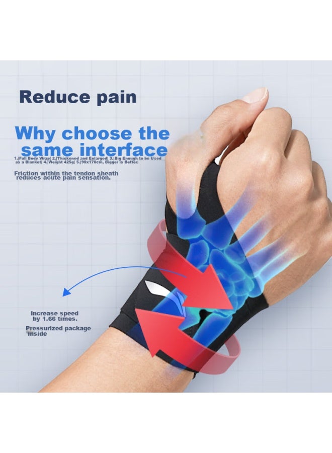 Li-ning Wrist Guard For Tendonitis, Tfcc, Fitness, Medical, Wrist Sprain, Sports Fixation, Badminton, Bench Press, Compression Sleeve - Image 3