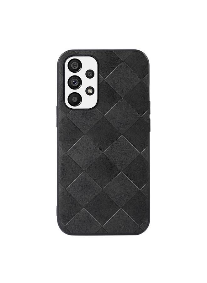 Case Cover For Samsung Galaxy A73 5G Weave Plaid PU Phone Case Black - pzsku/ZFCD37F3A28791AE1A2B3Z/45/_/1712186134/cead892b-6b17-4fda-97e0-010ccfff25e0