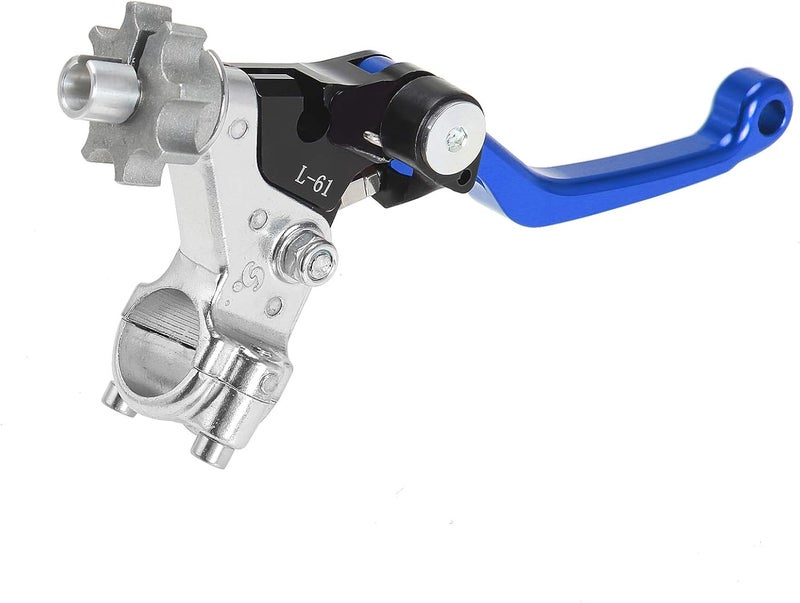 GIDIBII Adjustable Left Handlebar Clutch Lever for Yamaha and Kawasaki Motorcycles (Blue) - Image 1