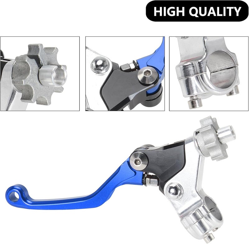 GIDIBII Adjustable Left Handlebar Clutch Lever for Yamaha and Kawasaki Motorcycles (Blue) - Image 3