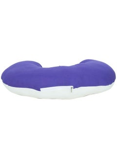 Get It Cotton 5In1 Feeding Pillow With Detachable Cover ; New Born Portable Breast Feeding Pillow For Baby ; Infant Support For Baby And Mom (Purple With Beige)  - Image 3