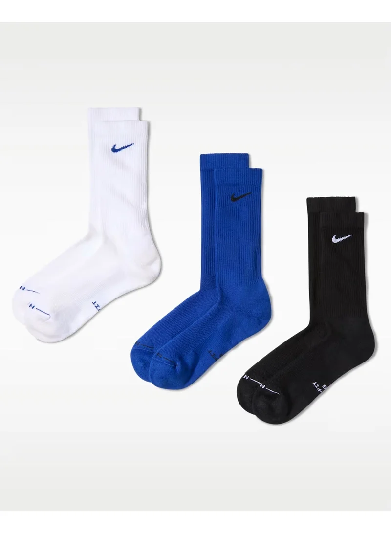 Nike 3-Pack Everyday Elevated Crew Socks