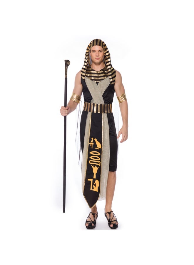 NIBEMINENT Adult costumes of Egyptian pharaohs on Halloween - Image 1