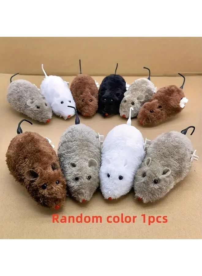 دمية فأر البلس الميكانيكية التفاعلية - لعبة حيوان أليف - لون عشوائي - Image 1