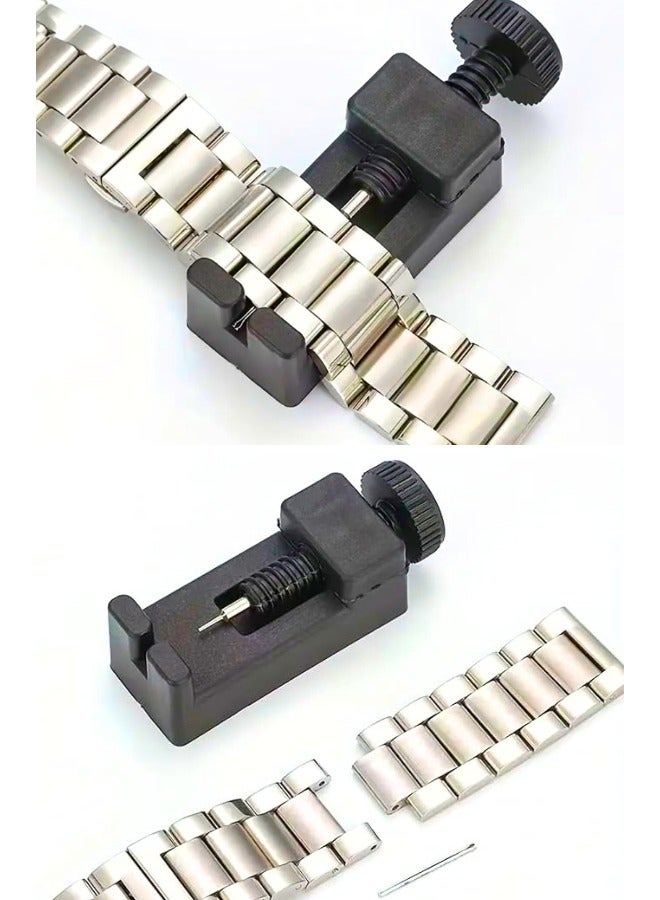Chase Up Mini Watch Repair Tool Kit – Strap Adjuster & Link Remover – Watch Chain Maintenance & Steel Band Adjustment Tool for Bracelet Sizing & Watch Repair (Black) - Image 2