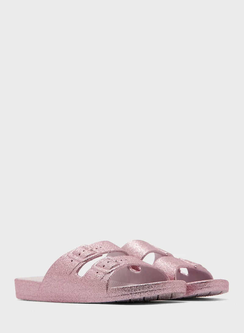 freedom moses Two Strap Buckle Slides