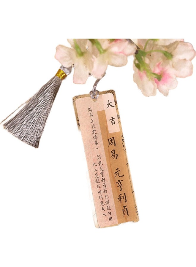 Tatanice Acrylic Bookmark, Creative Vintage-Style Bookmark Decoration Card, Student Stationery Book Clip, Birthday Gift For Classmates And Teachers, Party Favor, Zhou Yi - Image 3